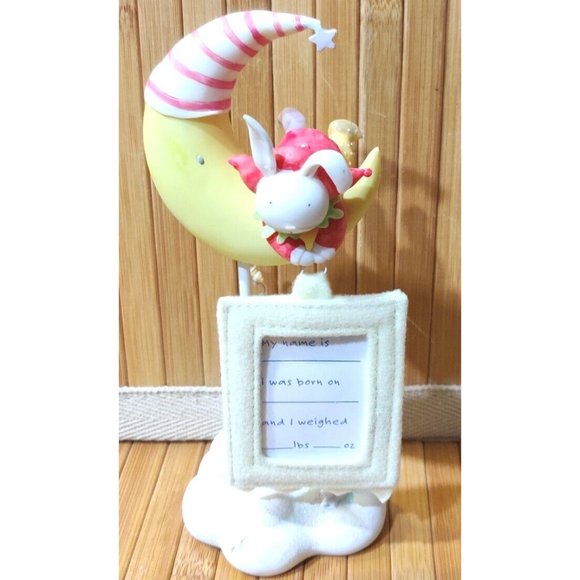Enesco The Land of Milk and Honey Baby's First Photo Frame Over The Moon For You - Picture 1 of 8